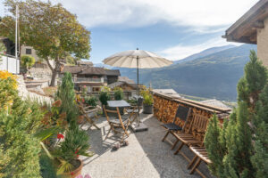 Balkon einer Ferienwohnung